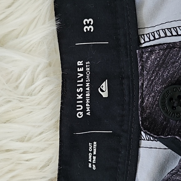 Quiksilver Black and Gray Amphibian Shorts - Picture 9 of 13